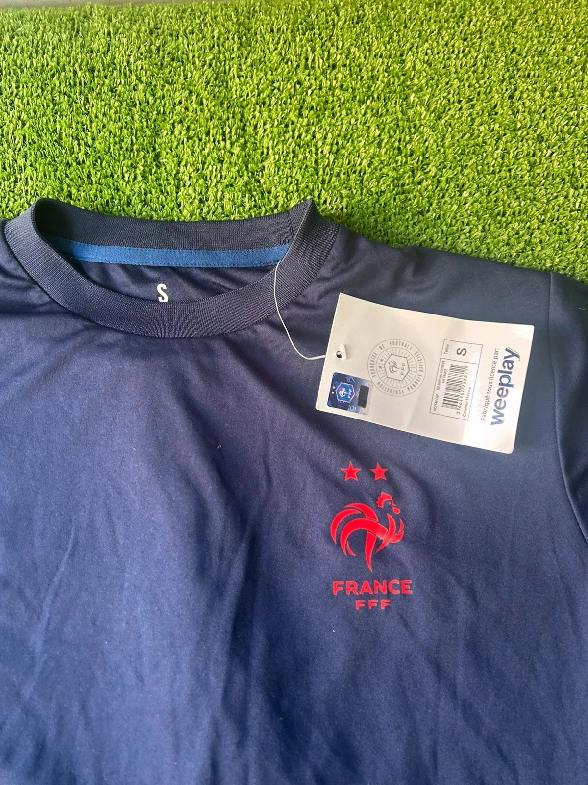 Marineblauw T-shirt van Frankrijk FFF – photo 4